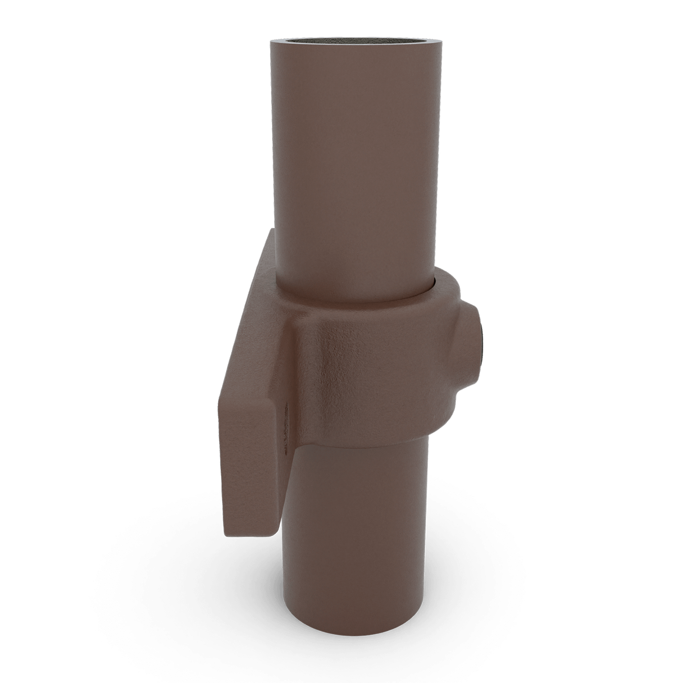 Buiskoppeling Oogdeel dubbele lip - vintage bruin-C / 33,7 mm